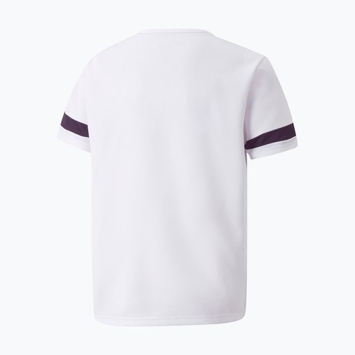 Dětské fotbalové tričko PUMA teamRISE Jersey bílé 704938_04 6