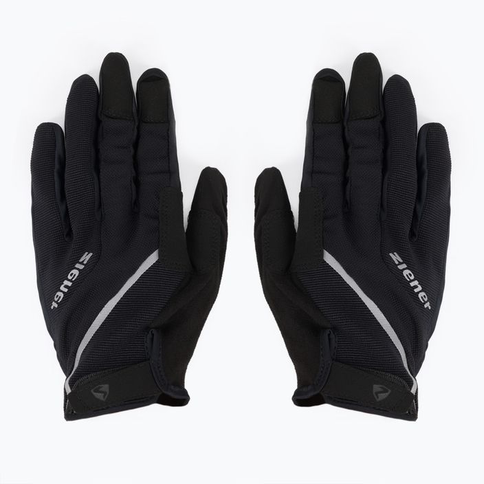 ZIENER MTB cyklistické rukavice Clyo Touch Long Gel 12 Black Z-988229/12/7.5 3