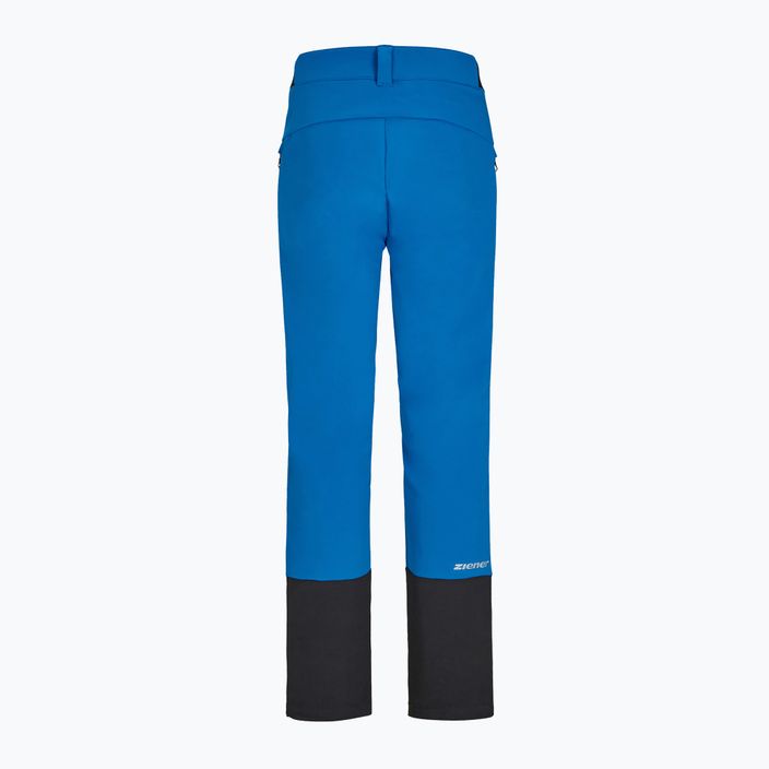 Pánské softshellové lyžařské kalhoty ZIENER Narak blue 224287 2
