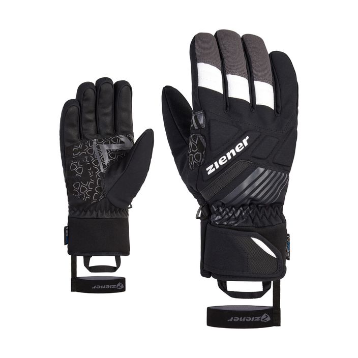 Lyžařské rukavice Ziener Genrix AS černé 2