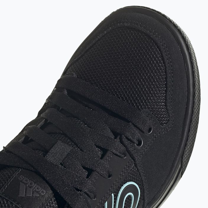 Dámská cyklistická obuv adidas FIVE TEN Freerider core black/acid mint/core black na platformě 10