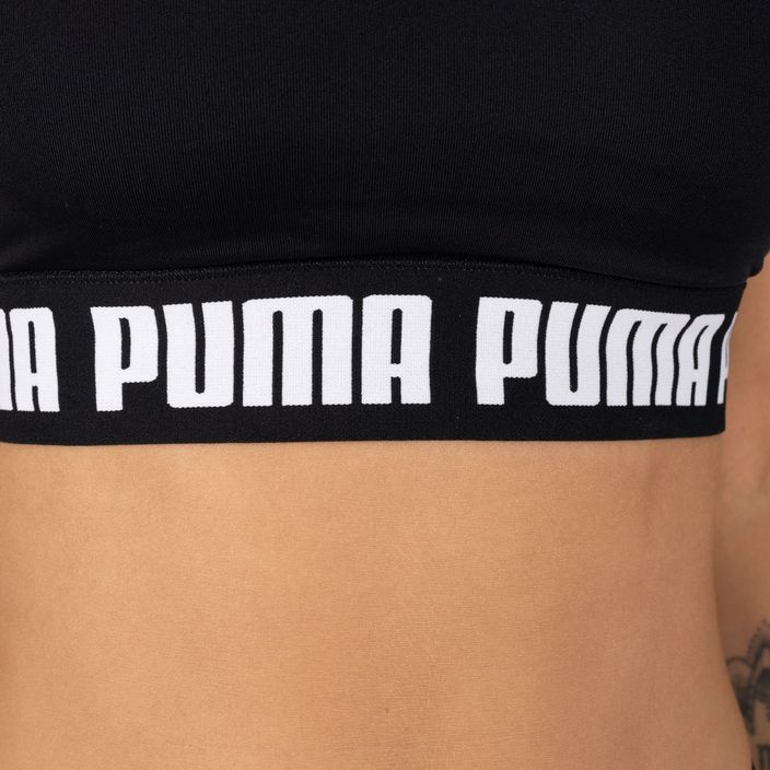 PUMA Mid Impact Puma Strong PM fitness podprsenka černá 521599 01 5