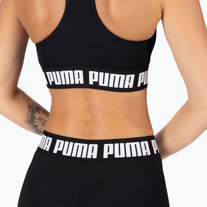 PUMA Mid Impact Puma Strong PM fitness podprsenka černá 521599 01 6