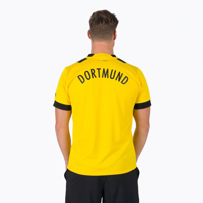 Pánský fotbalový dres Puma Bvb Home Jersey Replica Sponsor yellow and black 765883 2