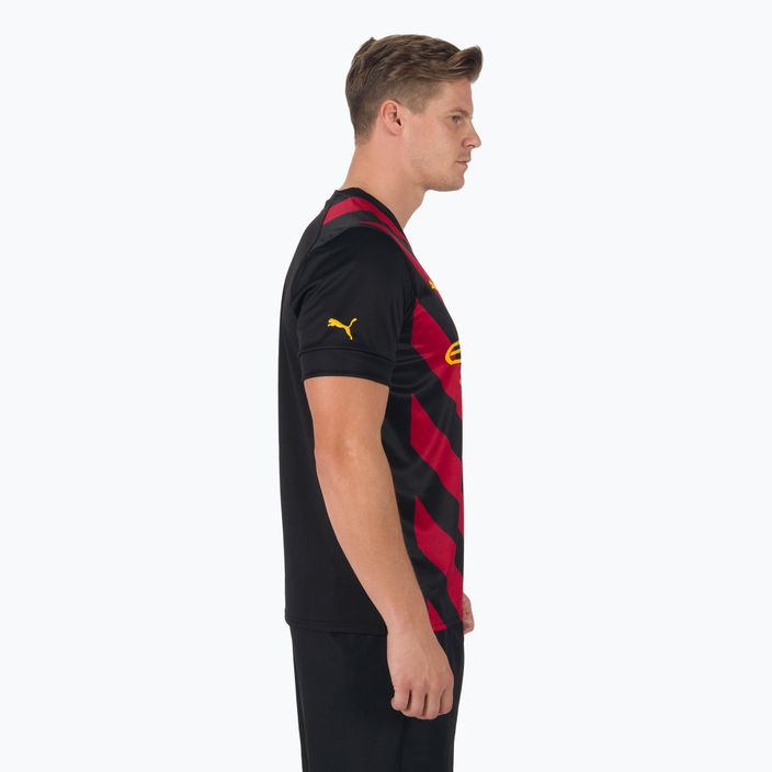 Pánské fotbalové dresy Puma Mcfc Away Jersey Replica black and red 765722 3