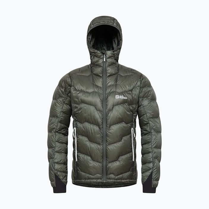 Pánská péřová bunda Jack Wolfskin Alpspitze Down Hoody slate green 10