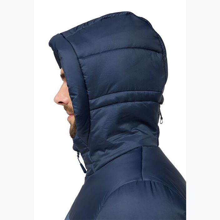 Pánská péřová bunda Jack Wolfskin Nebelhorn Down Hoody nature blue 3