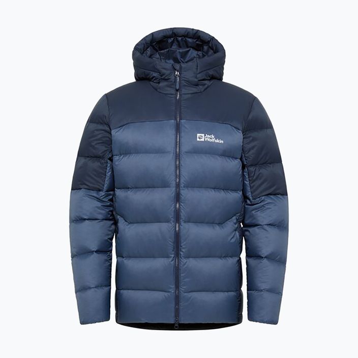 Pánská péřová bunda Jack Wolfskin Nebelhorn Down Hoody nature blue 8