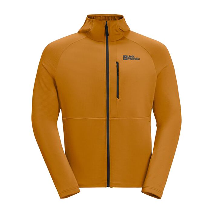 Pánská fleecová mikina Jack Wolfskin Kolbenberg Hooded Fz safflower 2