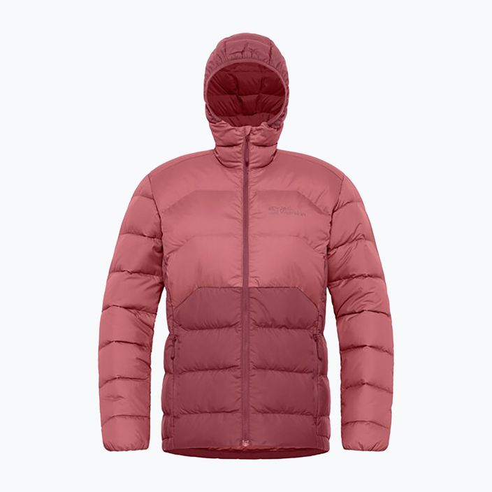 Dámská péřová bunda Jack Wolfskin Ather Down Hoody red ochre 10