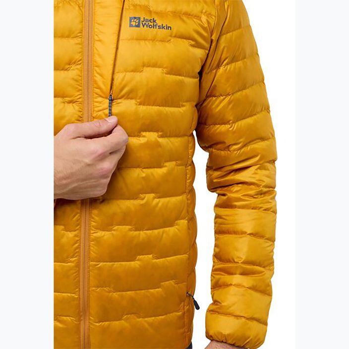 Pánská péřová bunda Jack Wolfskin Passamani Down Hoody safflower 4