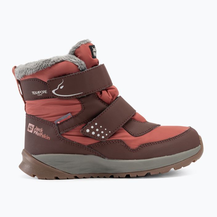 Dětské boty Jack Wolfskin Polar Bear-B Texapore Mid Vc dark mahogany 2