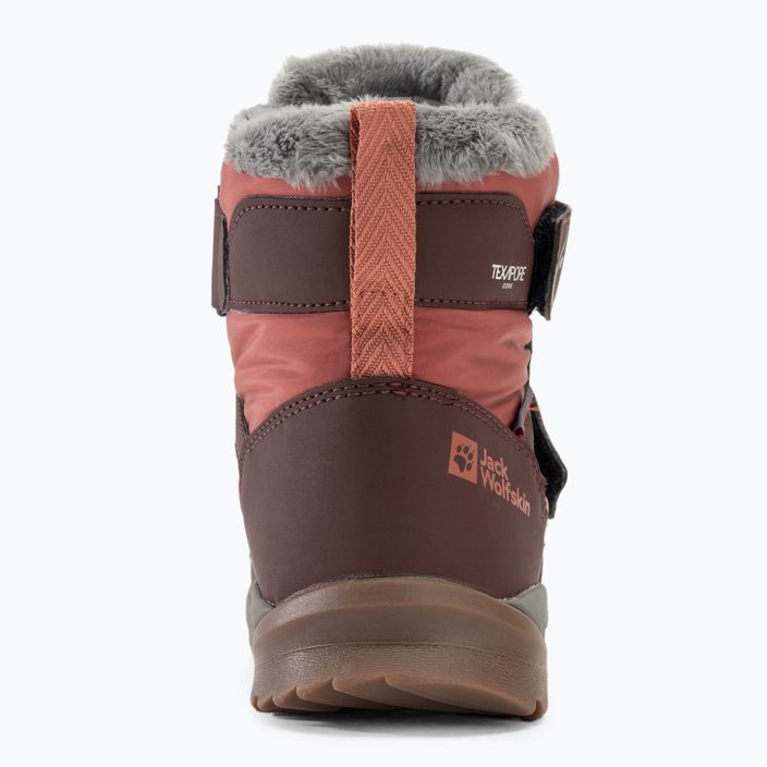 Dětské boty Jack Wolfskin Polar Bear-B Texapore Mid Vc dark mahogany 6