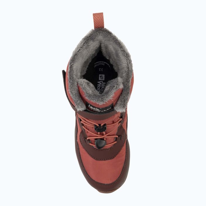 Dětské boty Jack Wolfskin Polar Bear-G Texapore High Vc dark mahogany 5