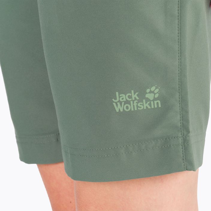 Dámské trekové šortky Jack Wolfskin Activate Track zelené 1503703_4311 6