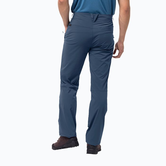 Pánské softshellové kalhoty Jack Wolfskin Activate Light modré 1503772_1383 2
