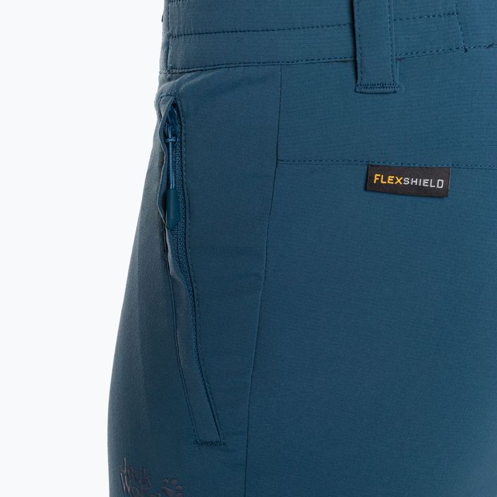 Pánské softshellové kalhoty Jack Wolfskin Activate Light modré 1503772_1383 6