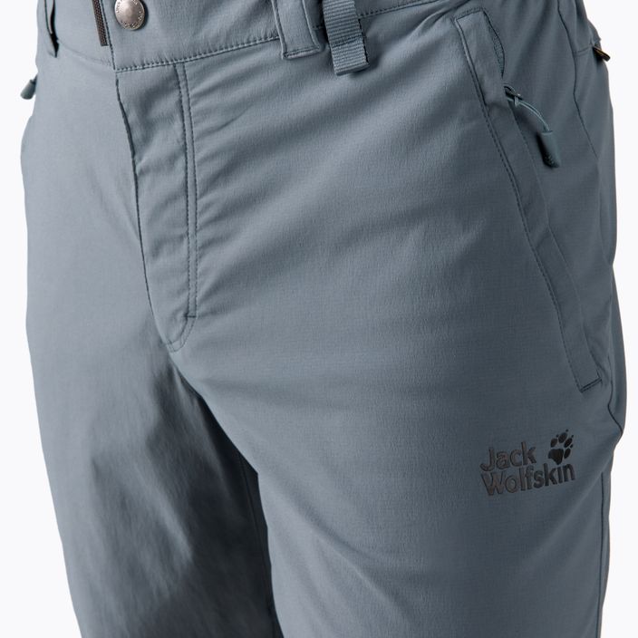 Pánské softshellové kalhoty Jack Wolfskin Activate Light šedé 1503772_6098 4