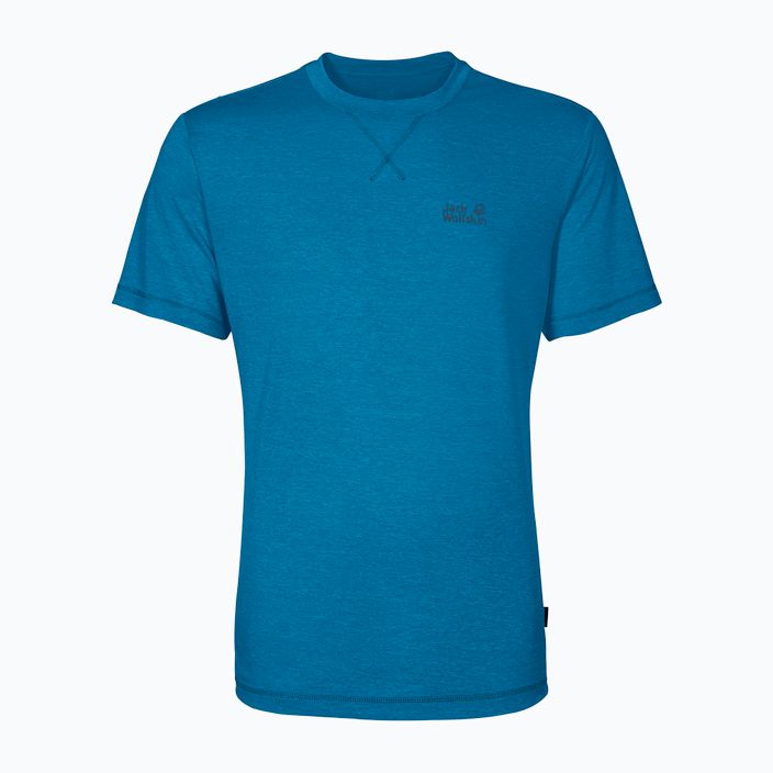 Pánské trekingové tričko Jack Wolfskin Crosstrail modré 1801671_1361 3