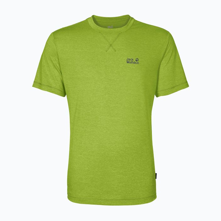 Pánské trekingové tričko Jack Wolfskin Crosstrail  zelené 1801671_4073 3