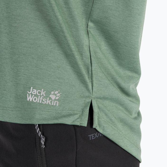 Dámské trekingové tričko Jack Wolfskin Pack & Go zelené 1806654_4311 4