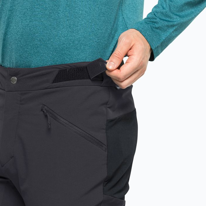 Pánské softshellové kalhoty Jack Wolfskin Salmaser černé 1507831 3