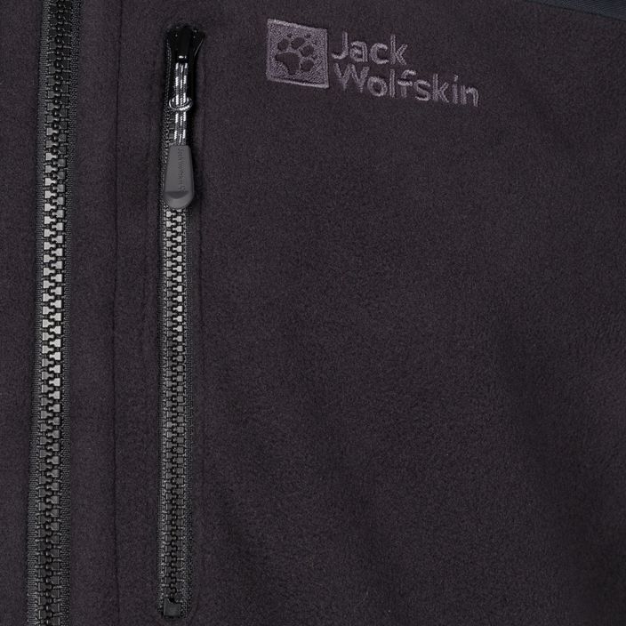Jack Wolfskin pánská fleecová mikina Blizzard černá 1702945 9