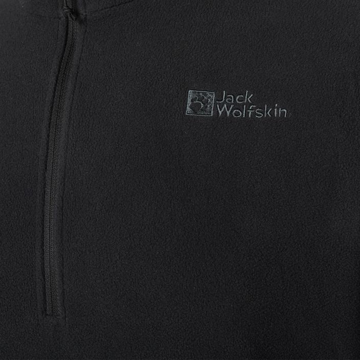 Pánská fleece mikina Jack Wolfskin Taunus HZ černá 1709522_6000_002 6