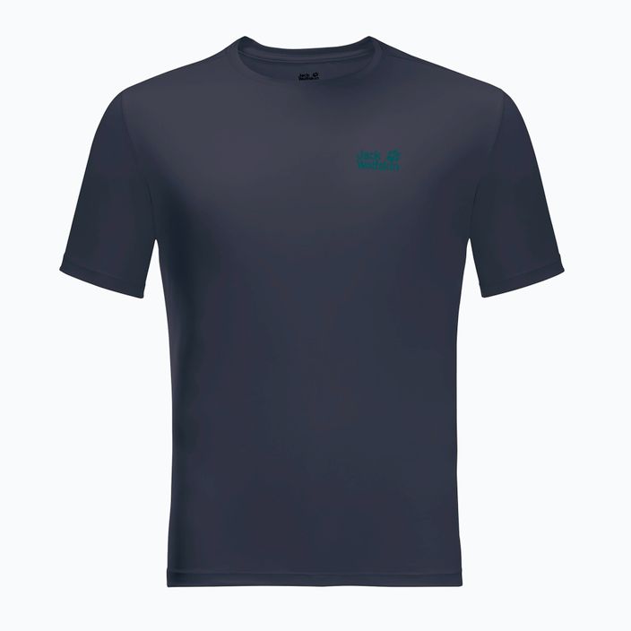 Pánské trekingové tričko Jack Wolfskin Tech tmavě modré 1807071_1010 3