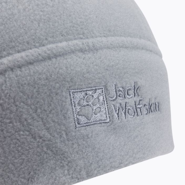 Zimní čepice fleece Jack Wolfskin Real Stuff šedá 1909852 3