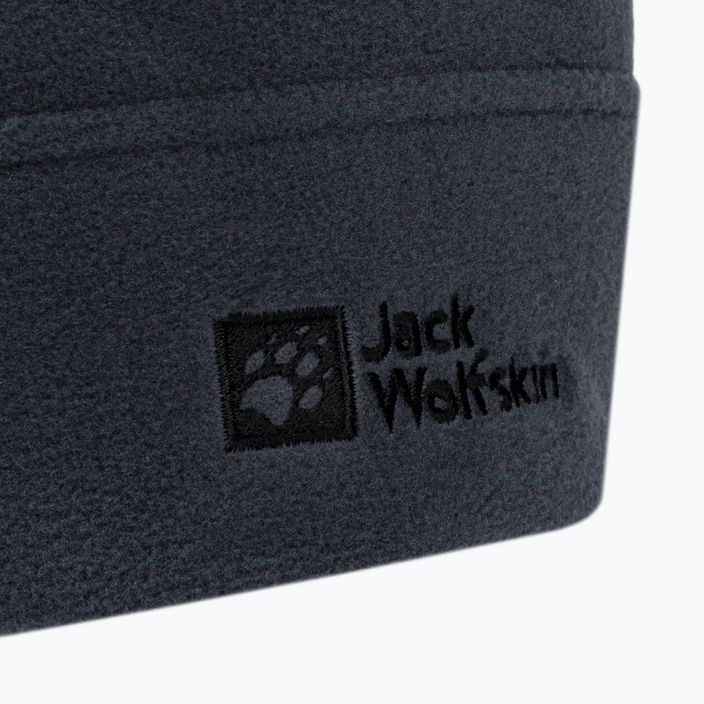 Jack Wolfskin Real Stuff šedá fleecová zimní čepice 1909852 3