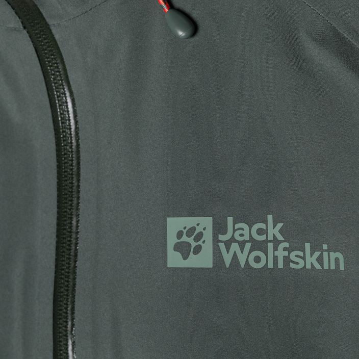 Jack Wolfskin Highest Peak dámská bunda do deště zelená 1115121_4136_001 8