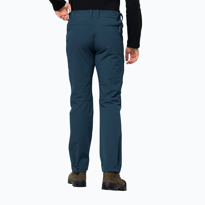 Pánské softshellové kalhoty Jack Wolfskin Activate XT tmavě modré1503755 2