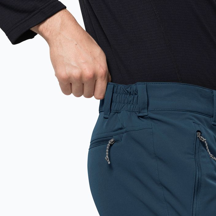Pánské softshellové kalhoty Jack Wolfskin Activate XT tmavě modré1503755 4