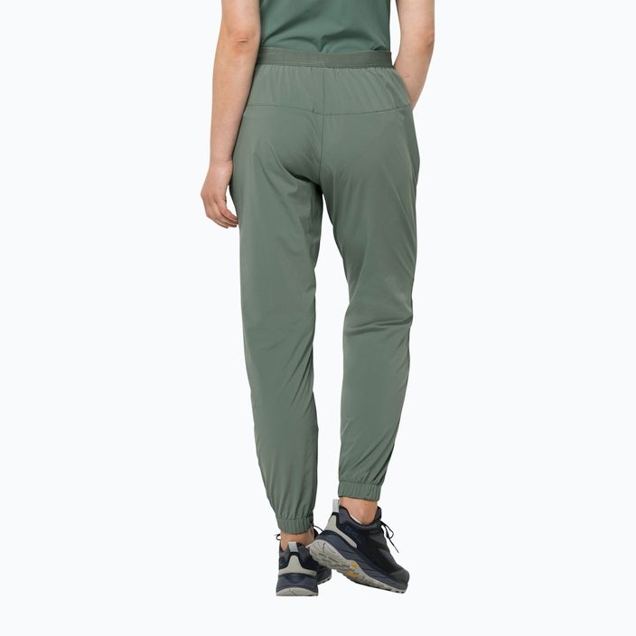 Dámské softshellové kalhoty Jack Wolfskin Prelight zelené 1508111 2