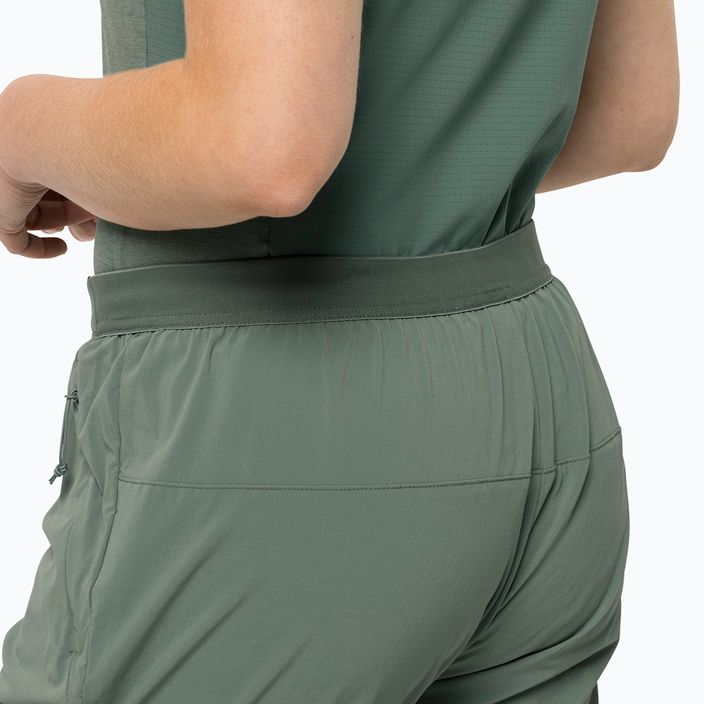 Dámské softshellové kalhoty Jack Wolfskin Prelight zelené 1508111 3