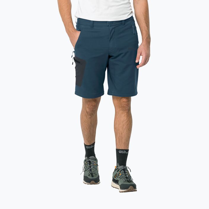 Pánské trekingové kalhoty Jack Wolfskin Active Track Zip Off tmavě modré 1508241 3