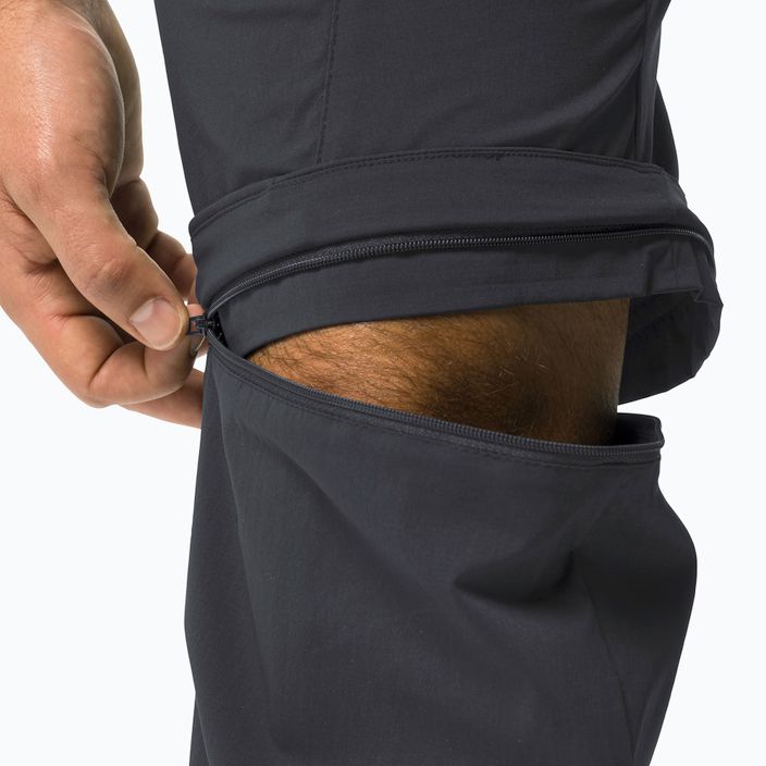 Pánské softshellové kalhoty Jack Wolfskin Glastal Zip Away šedé 1508301 4