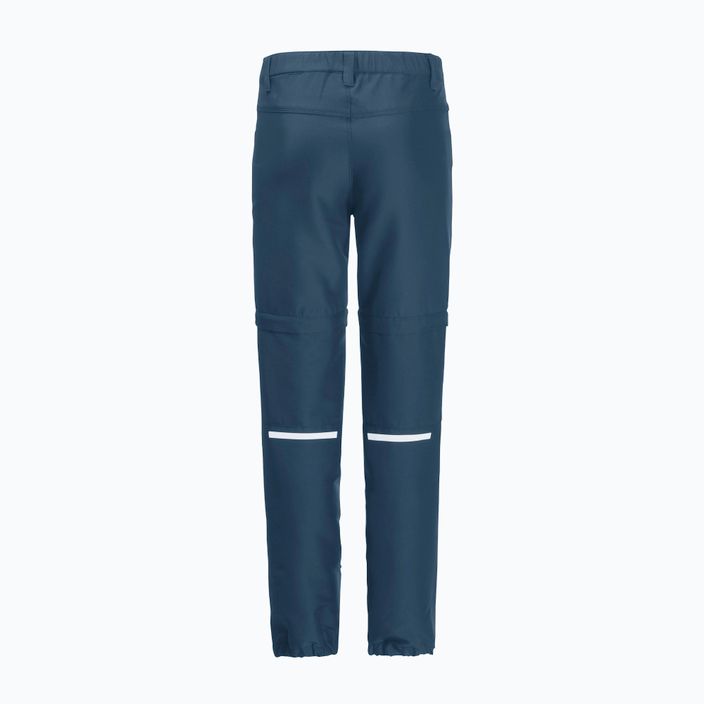 Dětské trekingové kalhoty Jack Wolfskin Active Zip Off tmavě modré 1609761 2