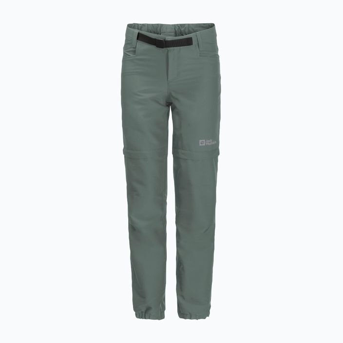 Dětské trekingové kalhoty Jack Wolfskin Active Zip Off zelené1609761