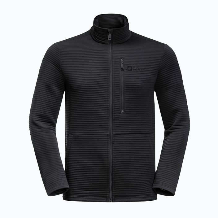 Pánská trekingová mikina Jack Wolfskin Modesto černá 1706483 4