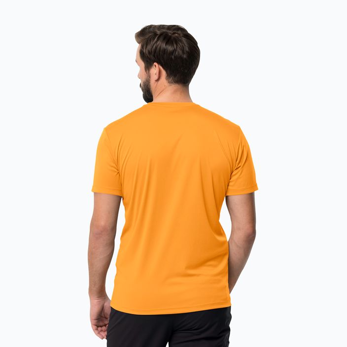 Pánské trekingové tričko Jack Wolfskin Tech oranžové 1807072 2
