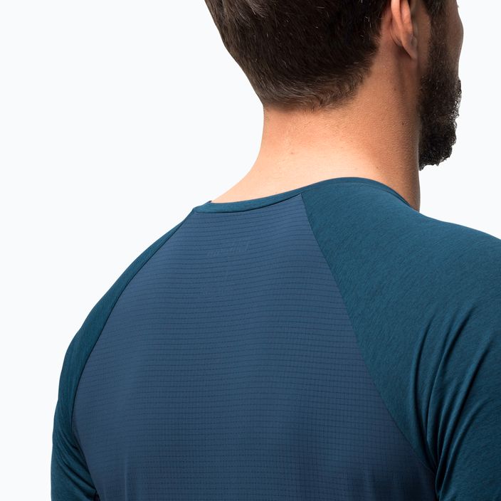 Pánské trekingové tričko  Jack Wolfskin Prelight Pro tmavě modré 1809251 3