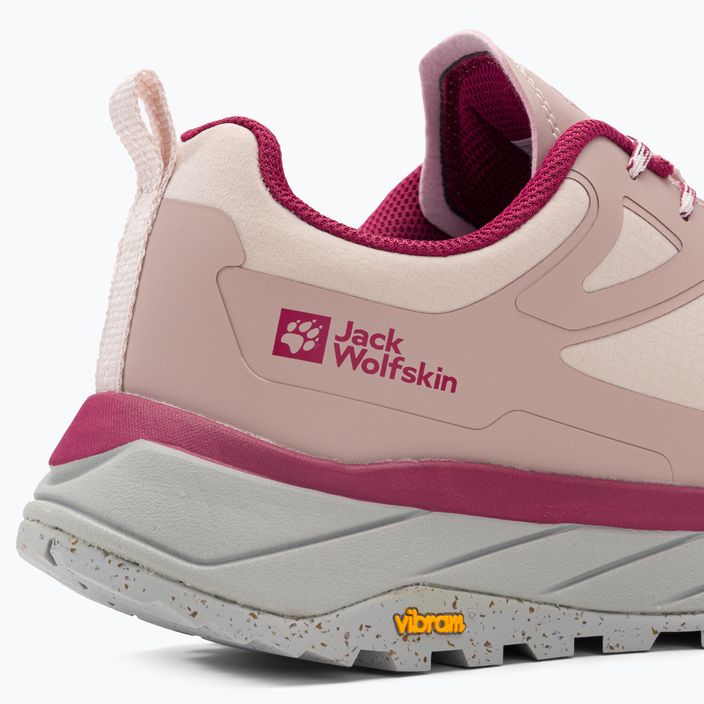 Dámské trekingové boty Jack Wolfskin Terrashelter Low růžové 4053831 8
