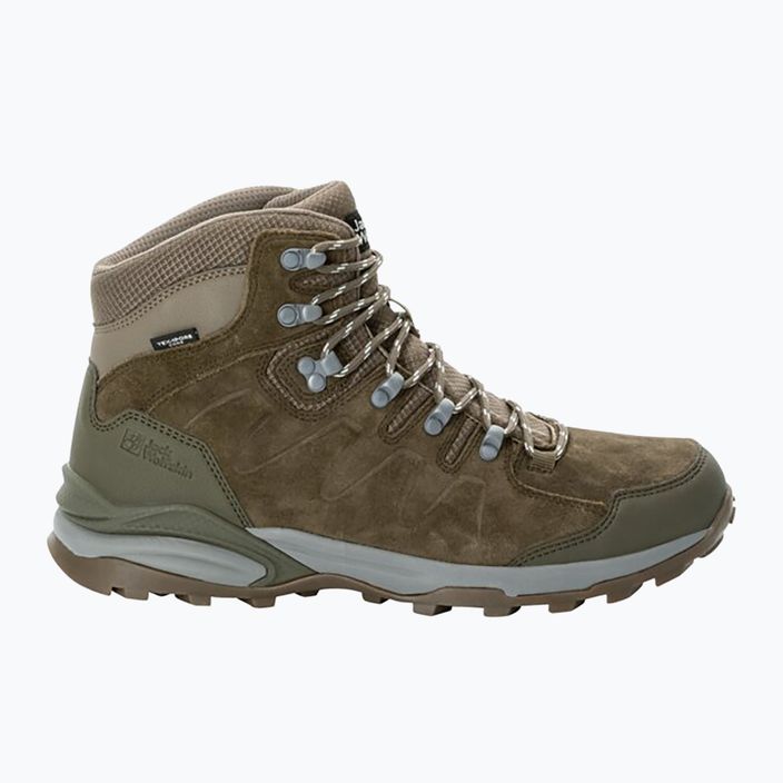 Pánské trekové boty Jack Wolfskin Refugio Texapore Mid cold coffee  2