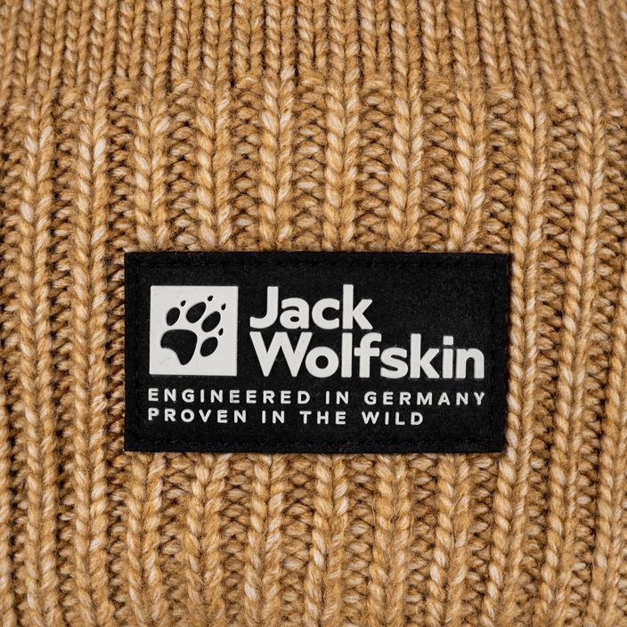 Jack Wolfskin Playn Logo Beanie zimní čepice chipmunk 4