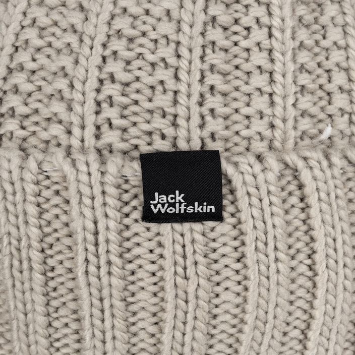 Dámská zimní čepice Jack Wolfskin Highloft Knit Beanie dusty grey 4