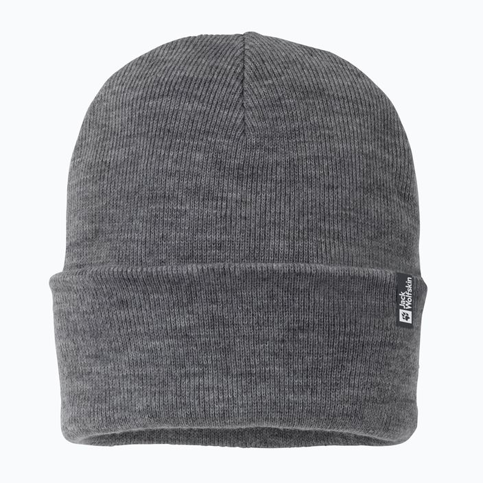 Zimní čepice Jack Wolfskin Rib grey heather