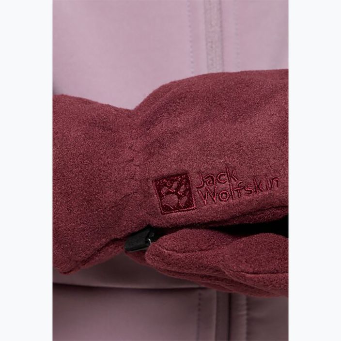 Dětské rukavice Jack Wolfskin Fleece Glove boysenberry 3