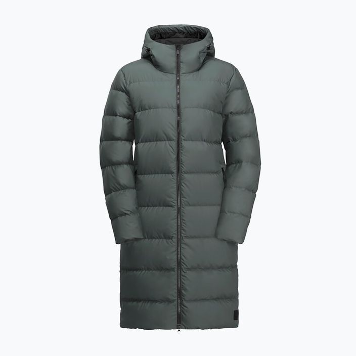 Dámský péřový kabát Jack Wolfskin Frozen Palace slate green 6